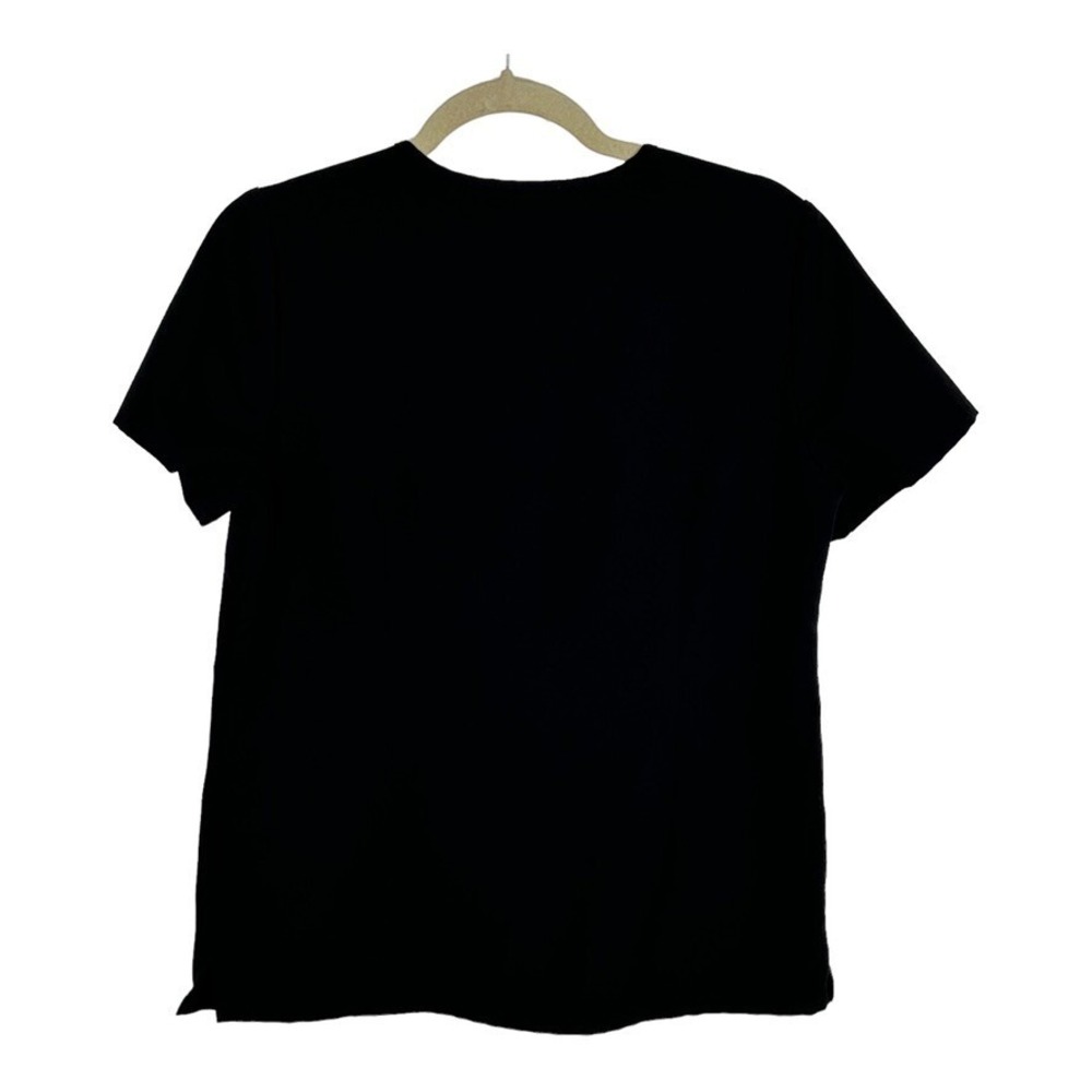 FIGS Womens Casma Technical Collection Scrub Top Size S Black V-Neck FW1100 - Picture 2 of 15